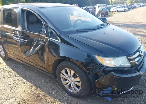 2016 Honda Odyssey Ex-L из США, поврежденный, VIN 5FNRL5H65GB047265